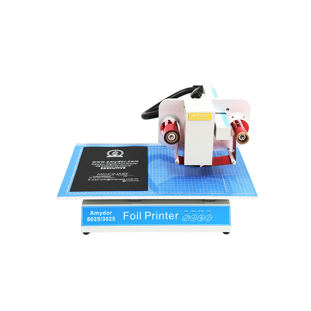 Passport PVC card Leather Foil printing machine for Menu