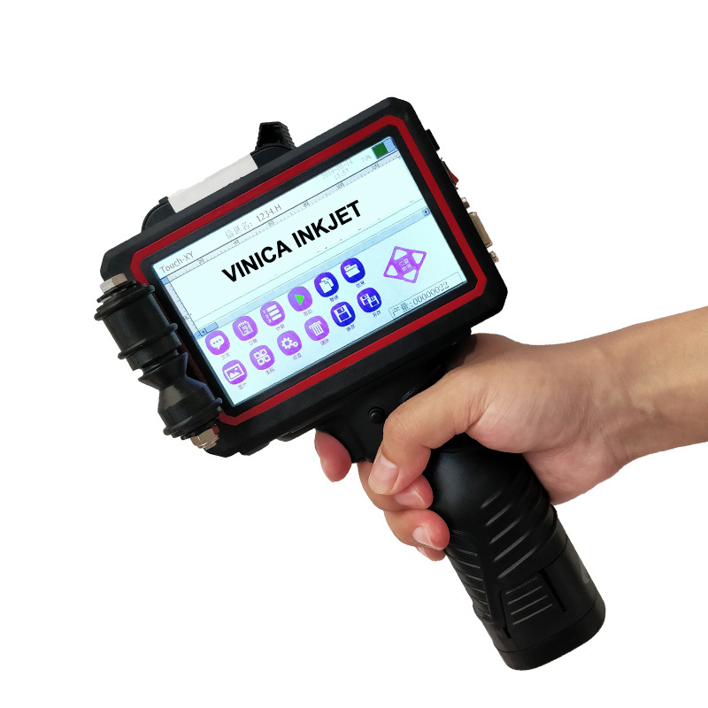 25.4mm character UV Handheld inkjet printer Portable coding machine ...