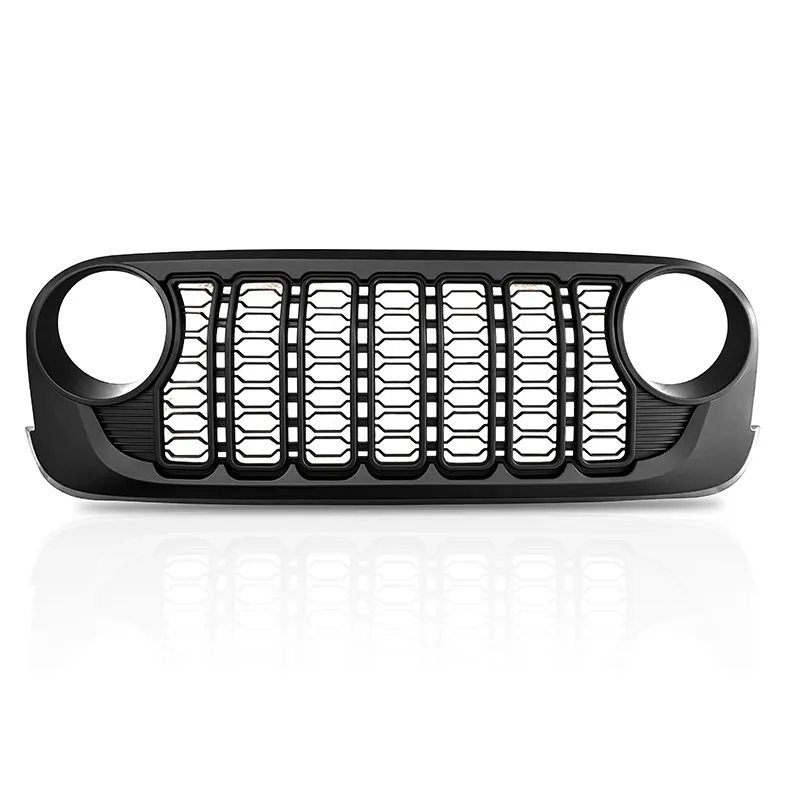 front face grill jk upgrade to jl Grille old to new grid for JEEP WRANGLER JK 07-17  Replacement accessories