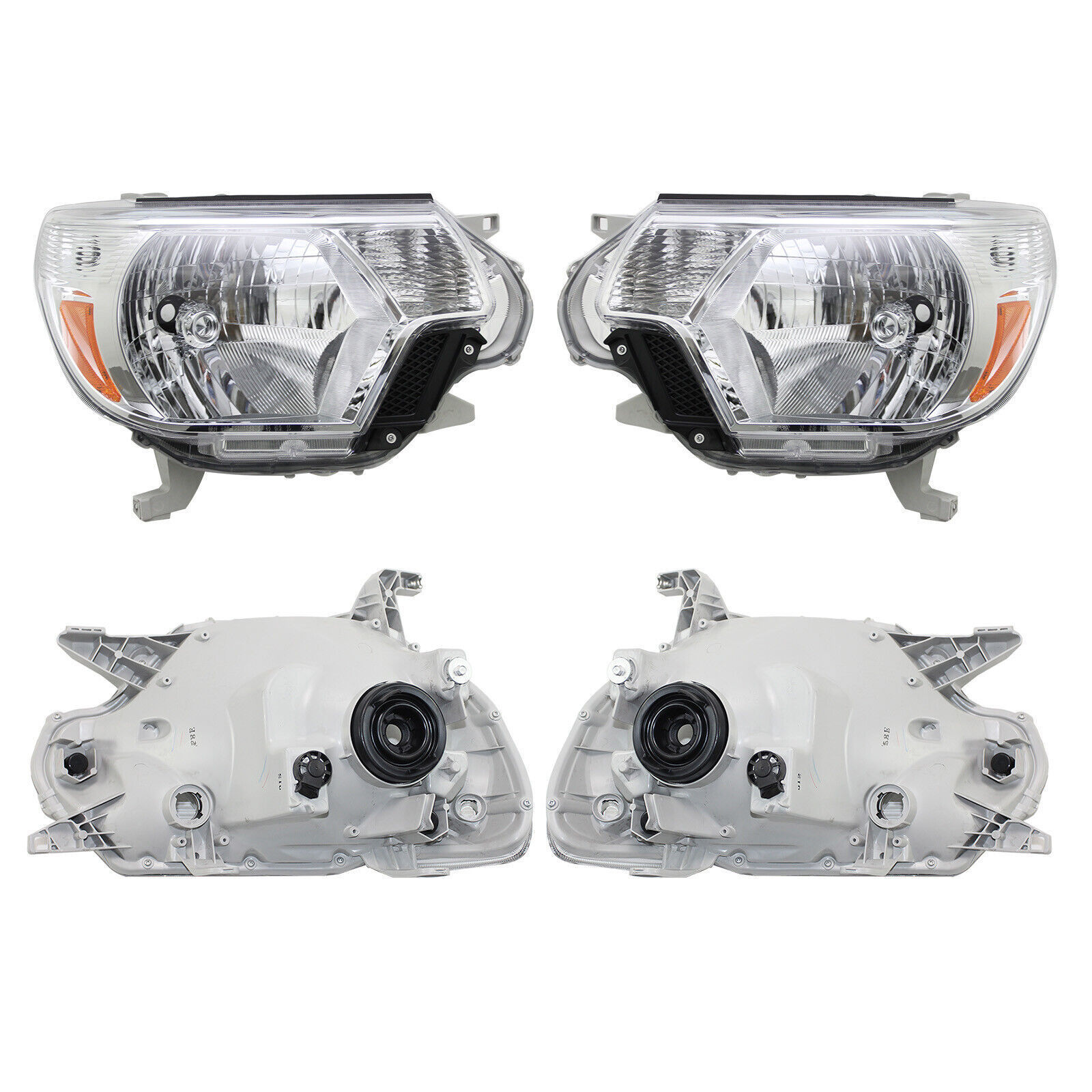 Best Selling Car Accessories For 2012-2015 Toyota Tacoma Headlights LED Bar Projector Headlights Projector Headlamp Left+Right