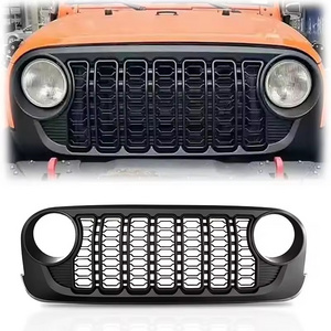 front face grill jk upgrade to jl Grille old to new grid for JEEP WRANGLER JK 07-17  Replacement accessories