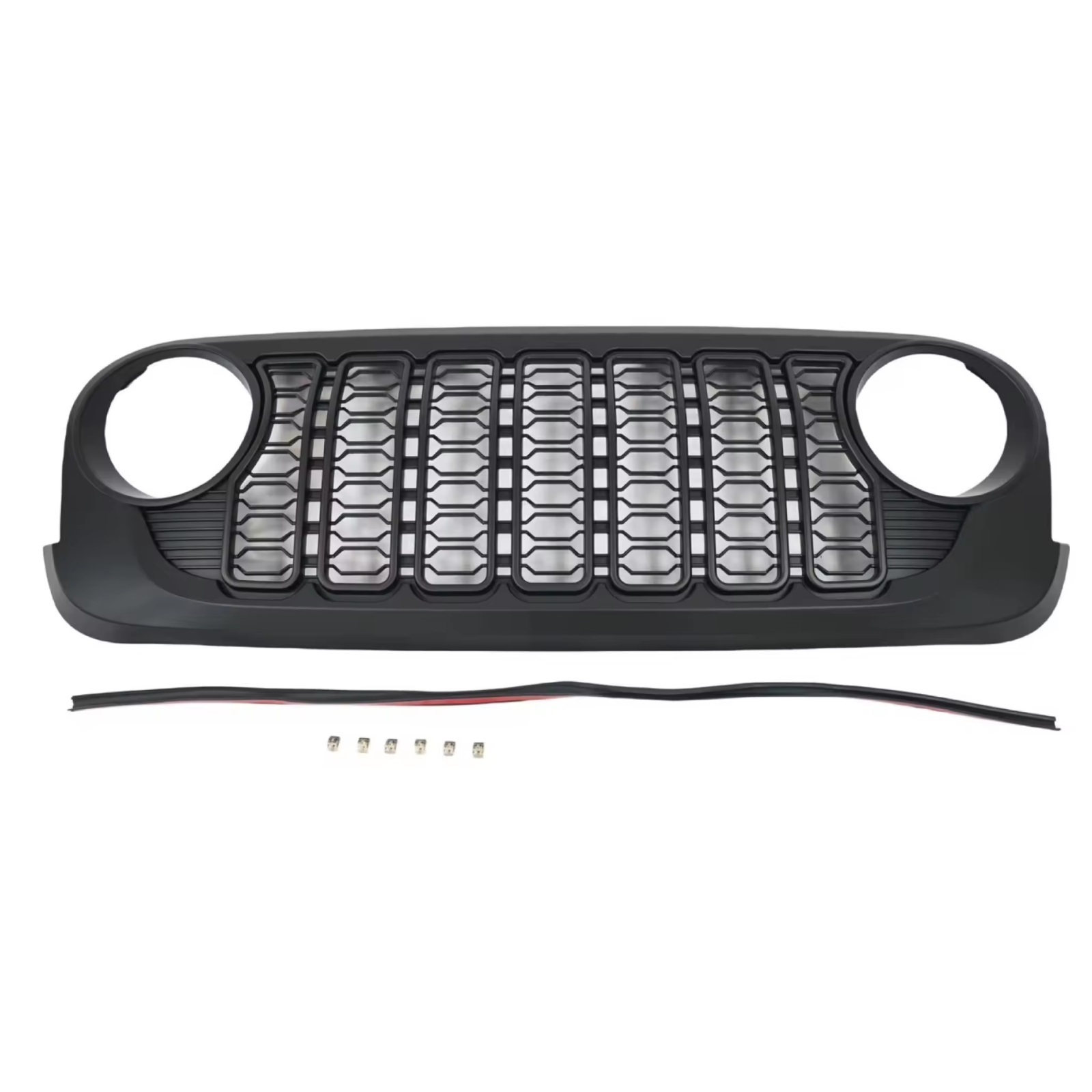 front face grill jk upgrade to jl Grille old to new grid for JEEP WRANGLER JK 07-17  Replacement accessories