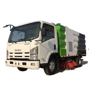 ISUZU 8000 Liters Vacuum Road Sweeper Cleaning Truck with Water Tank for City Street and Airport Runway