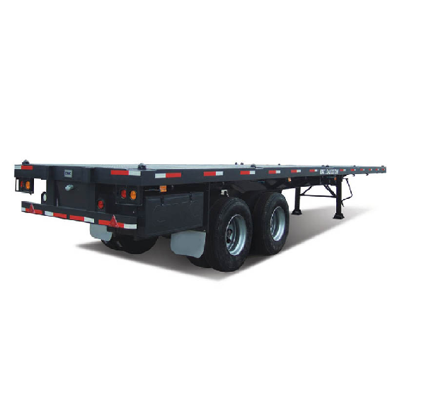 Best Price 2 Axle Flat Bed Truck Semi Trailer For Transporting Flatbed Semi Trailer 20/40 Feet Flatbed Truck Semi  Trailer