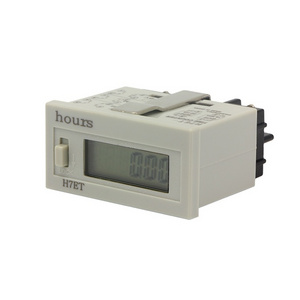 H7ET LCD Display  Hour Meter calculagraph mechanical Industrial counter