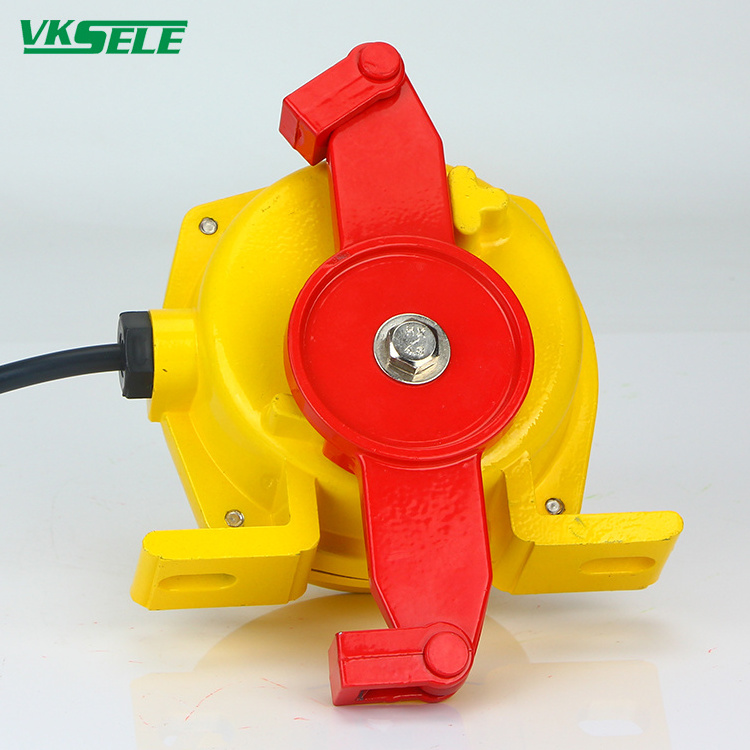 Conveyor Belt Stop Pull Rope limit Switch Automatic Reset  HFKLT2-II 3 core 1NO1NC Grinding Belt Machine Two-way Rope Switch