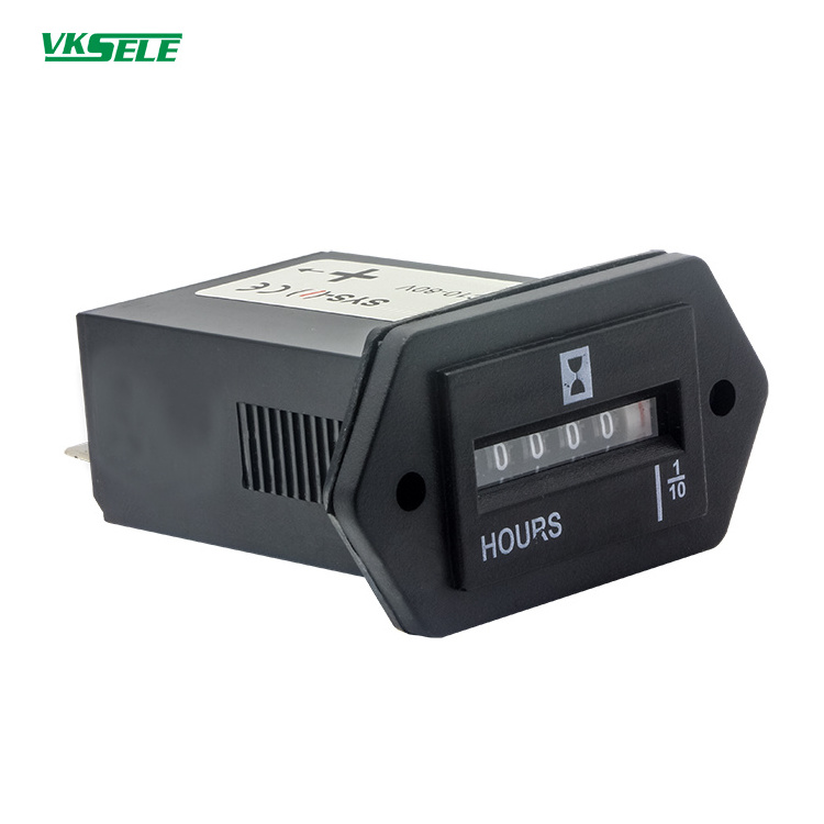 SYS-1 electronic small digital meter AC DC black type counter