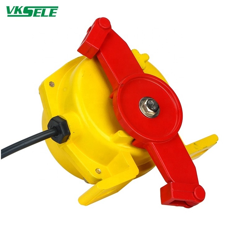 Belt conveyor emergency stop switch 2 open and 2 closed 3core limit Switch HFKLT-2 KLT2 Two-way pull rope switch