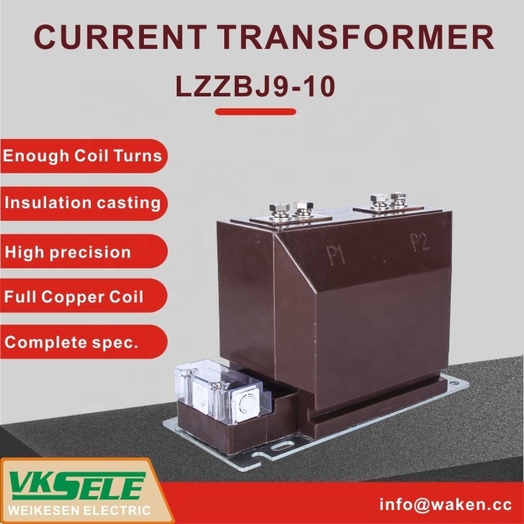 WEIKESEN indoor type LZZBJ9-10  LZZBJ9-10A1 LZZBJ9-10C1 500/5 600/5 800/5  1000/5 1500/5 2000/5 3 phase current transformer