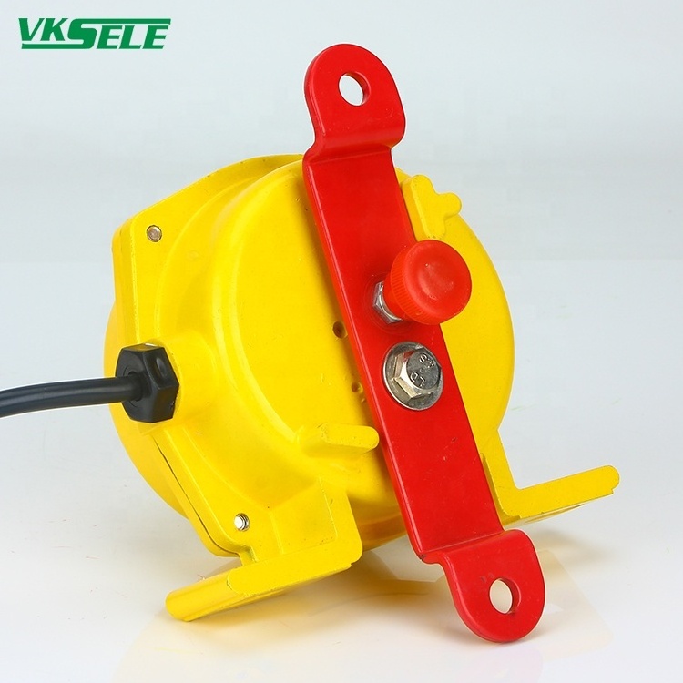 Manual Reset Two-way Pull Rope Switch 3 core 1NO1NC HFKLT2-II KLT2 Grinding Belt Machine Conveyor Belt Stop  limit Switch