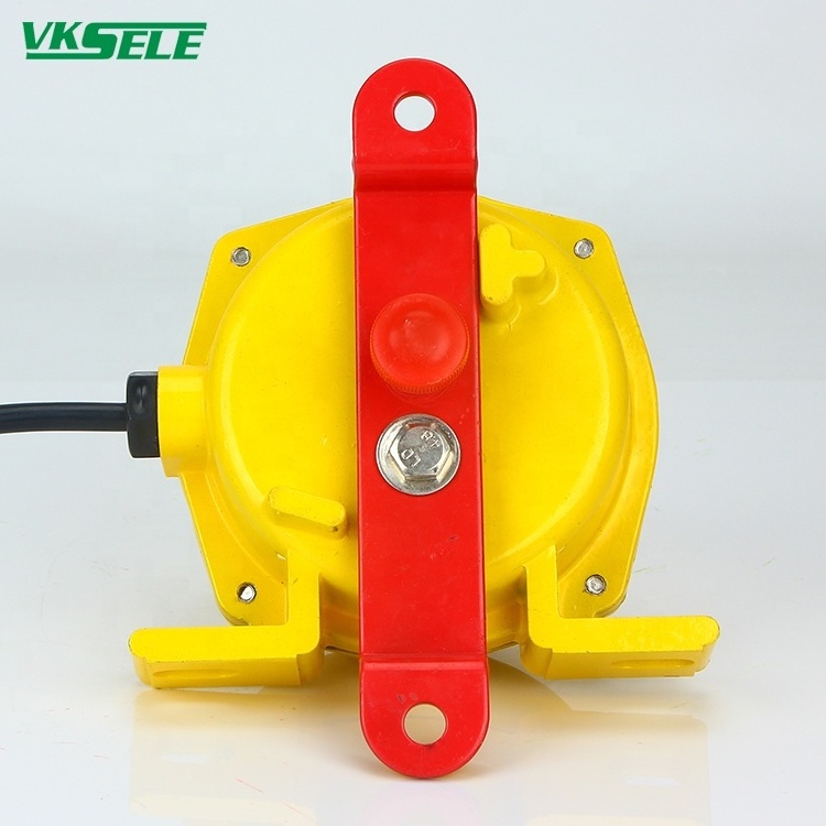 Manual Reset Two-way Pull Rope Switch 3 core 1NO1NC HFKLT2-II KLT2 Grinding Belt Machine Conveyor Belt Stop  limit Switch