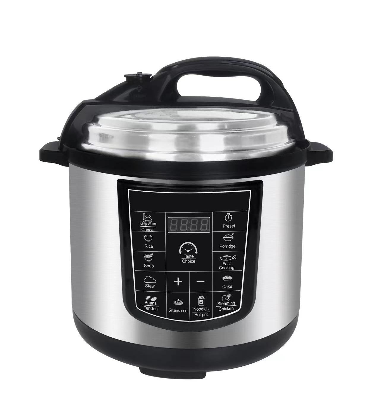 Walon 10 Cooking Options With Factory Wholesales Price Large Capacity 6-12 Liters For  Household Multifunctional Pressure Cooker