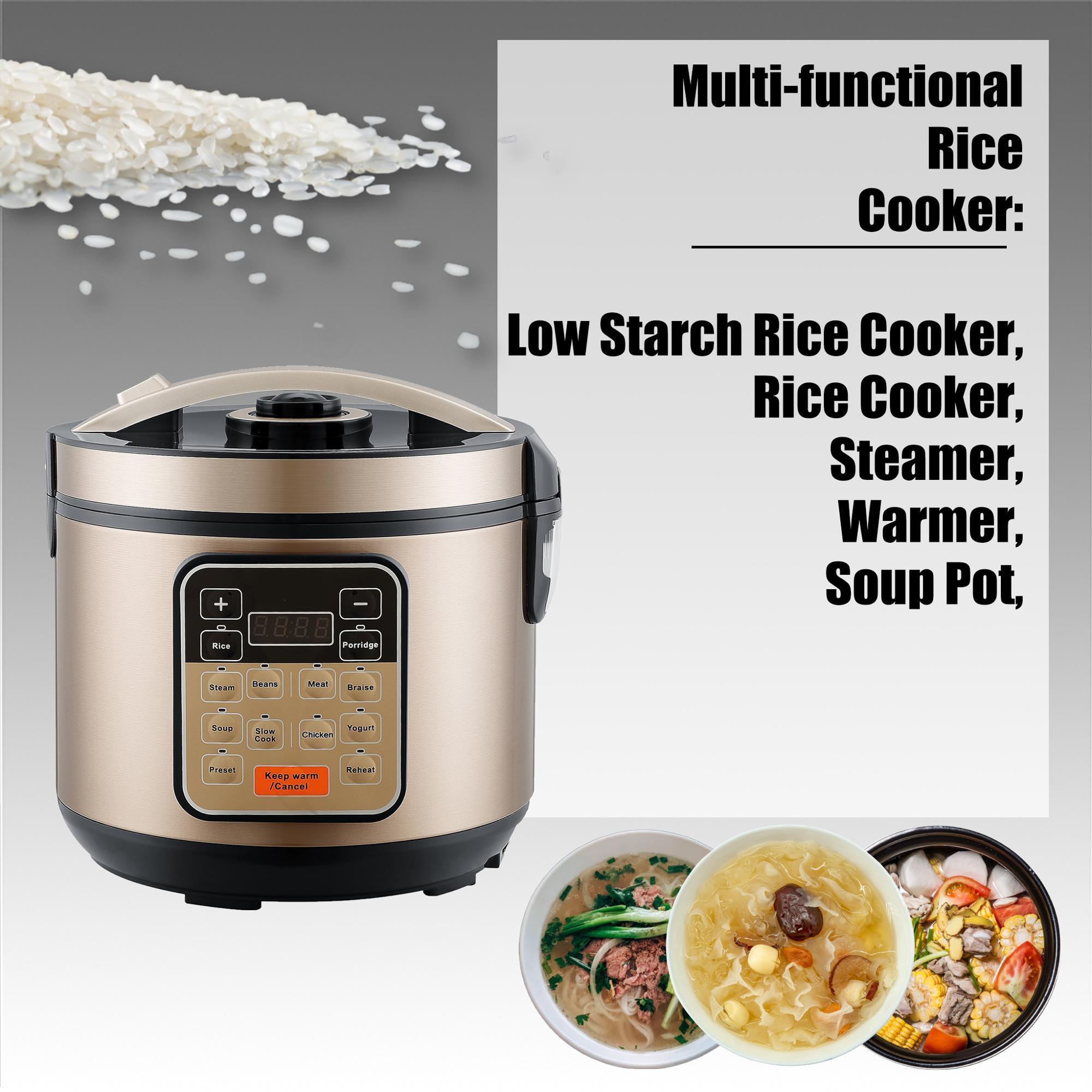 Preset Preheat Functions 4L Intelligent 10 Cooking Modes Electric Multifunction Rice Cooker