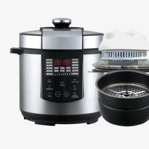 Electric  Pressure Cooker Electric rice  Cooker with air fryer  LED Accessories aluminum pot stainless steel pot