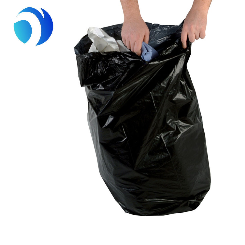 Clear hdpe plastic large garbage trash bin liner dustbin bag