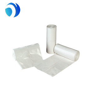 Clear hdpe plastic large garbage trash bin liner dustbin bag