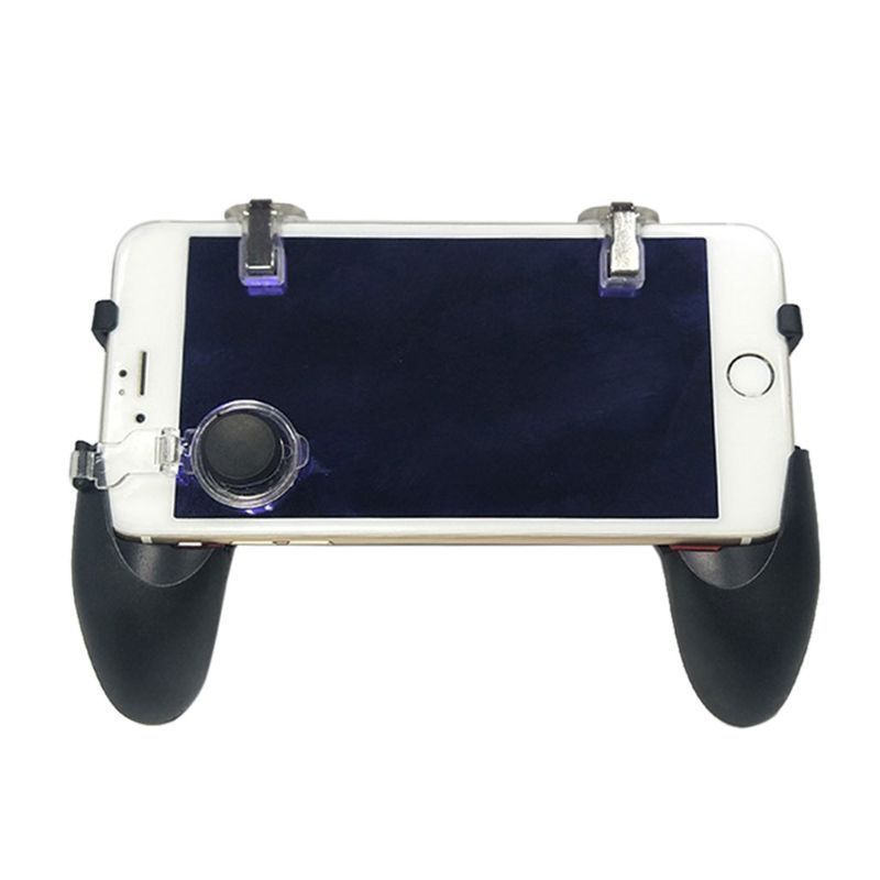 5in1 Phone Gamepad Joystick for iPhone Android Mobile Game Controller L1 R1 Shooting Buttons Trigger Handle