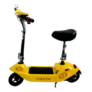 new update Second generation yellow Little dolphin children kids folding scooter for adults ladies