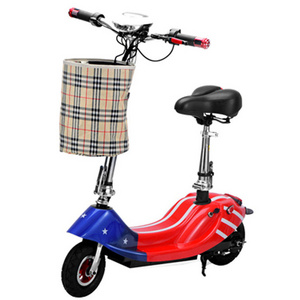 2023 Foldable electric scooter vehicle 250w Adults 8 inch tyre White black 24v 8a Little dolphin  Electric scooter