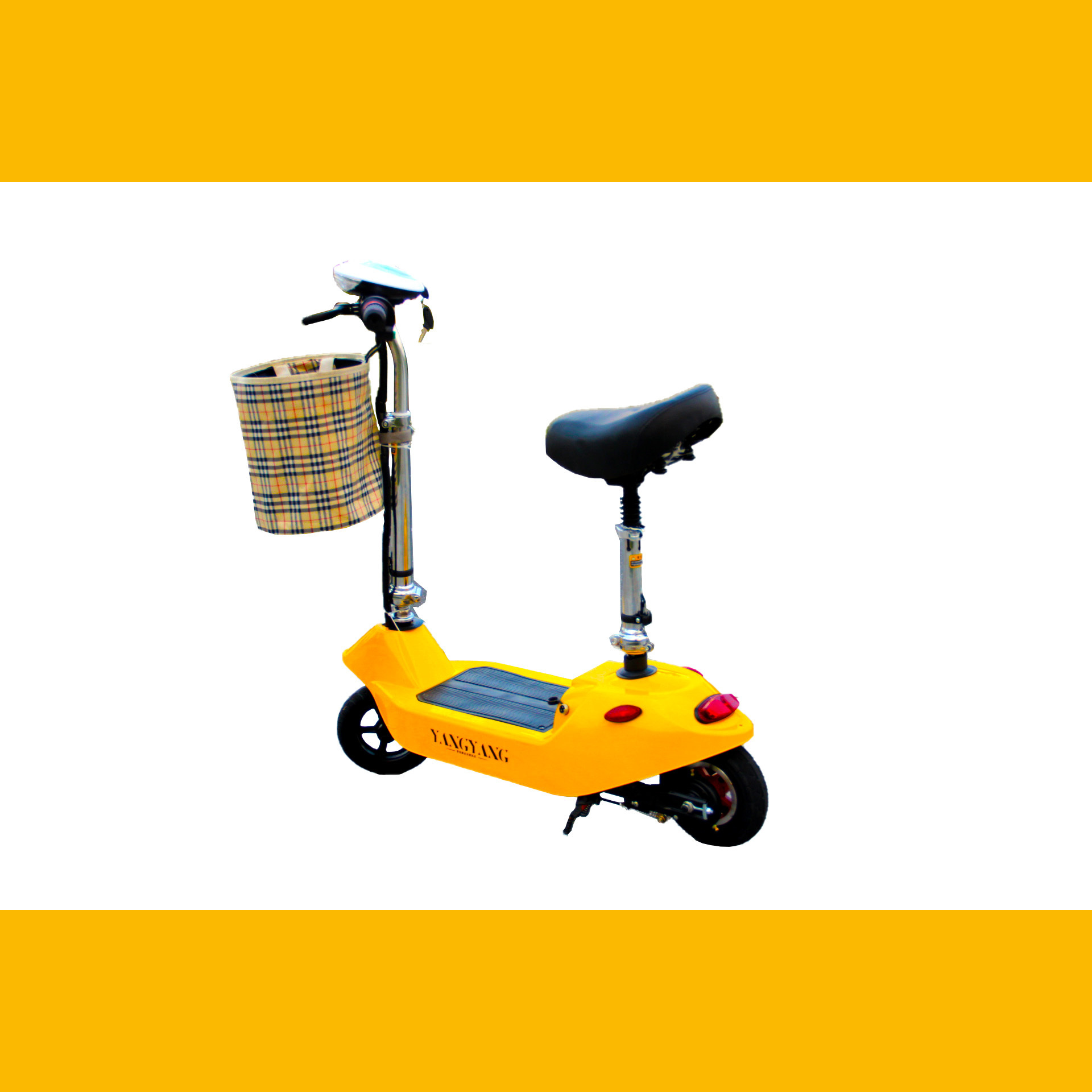 new update Second generation yellow Little dolphin children kids folding scooter for adults ladies