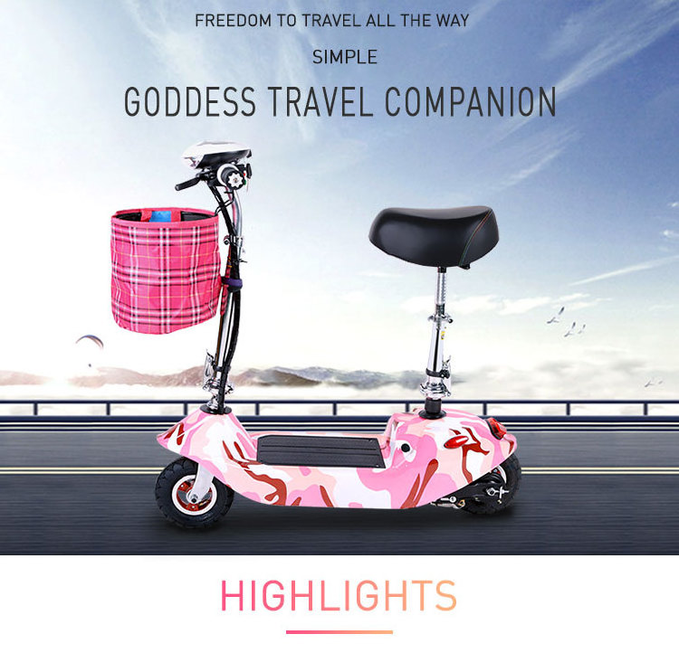 2023 new Little dolphin arrival foldable  electric  scooter  the baby seat