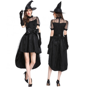 Girls Halloween Witches Cosplay Dress Costumes For Party Sexy Gothic Witch Adult Women Halloween Costume