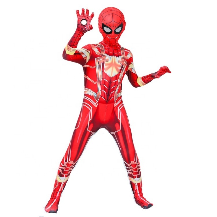 Fancy Halloween Boys Party Costume Cosplay Clothes Super Hero Role Play Jumpsuit One Piece Kids Costumes