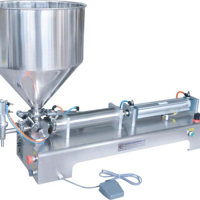 Semi Automatic Honey Jam Liquid Filling Machine G1WGD100-5000 Single Head Horizontal Customized Paste