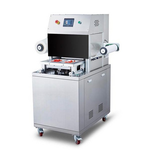 WANHE LY-305LV Semi-Automatic Tray Modified Atmosphere Skin Meat Packaging Machine Vacuum Map Tray Sealing Machines