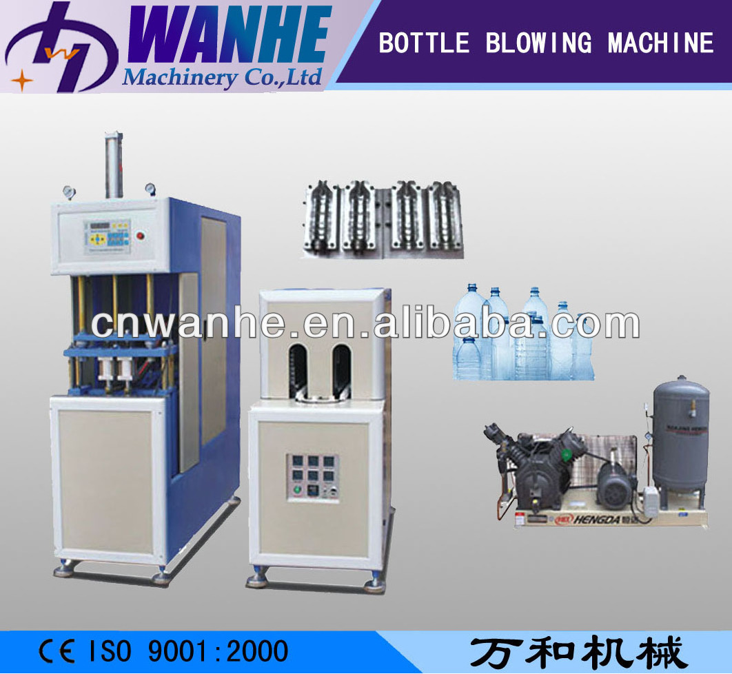 Semi automatic mineral water plastic bottle blow molding machine 20 liter pet bottle blowing machine