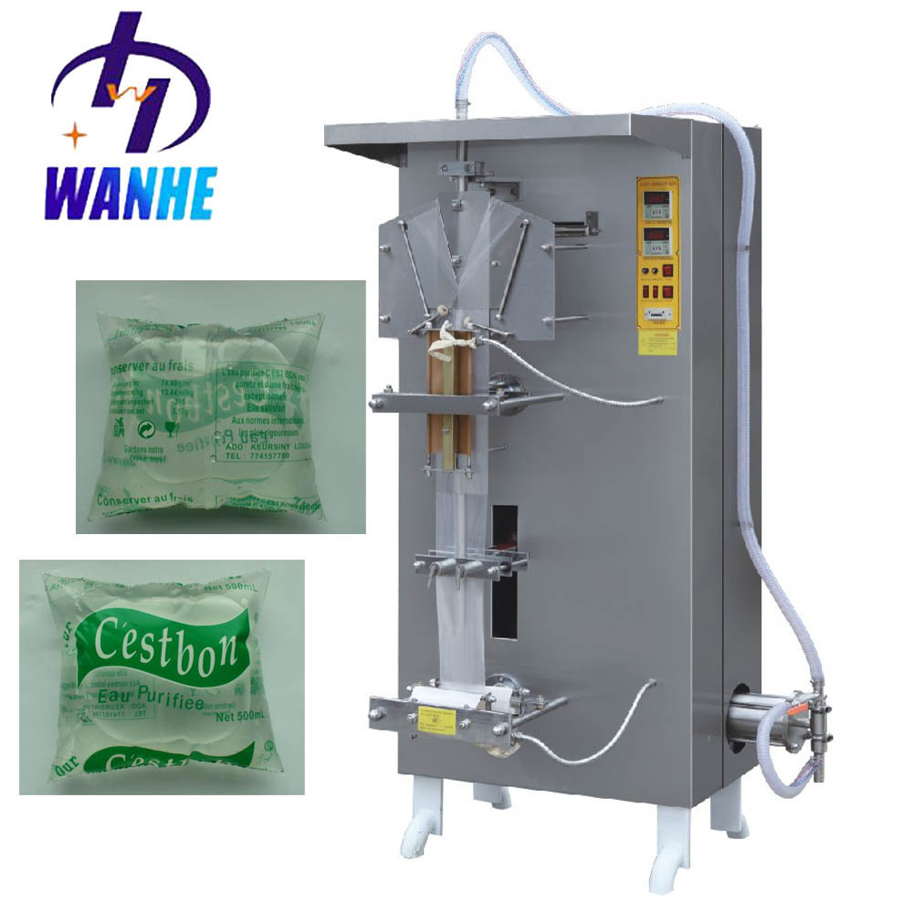 SJ-1000 Wanhe  CE certified pouch automatic Liquid Milk Water Packing Machine  liquid packaging machine