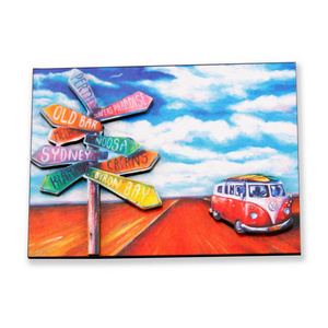 Promotional Custom 3D layered souvenir fridge magnet sticker with your design