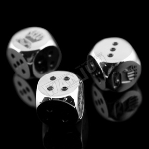 custom made laser engraved dice