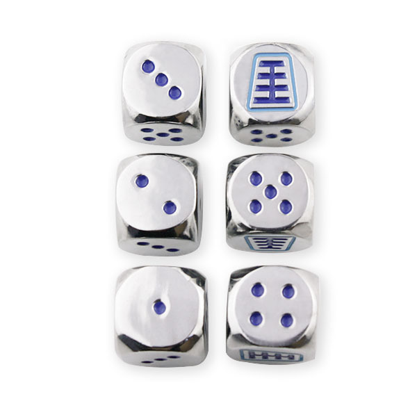 Online Custom Personalized 12mm 16mm Poker Game Gambling Dice With Acrylic Box