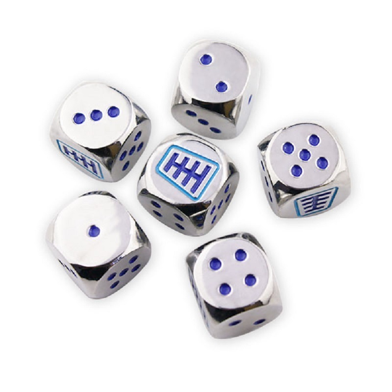 Online Custom Personalized 12mm 16mm Poker Game Gambling Dice With Acrylic Box