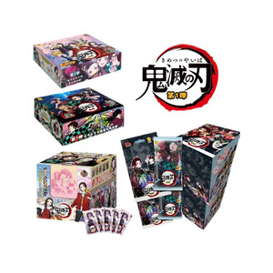 Wholesale Box TCG Game Cards Collection Cards Demon Slayer Anime Playing Card For Fans Gift