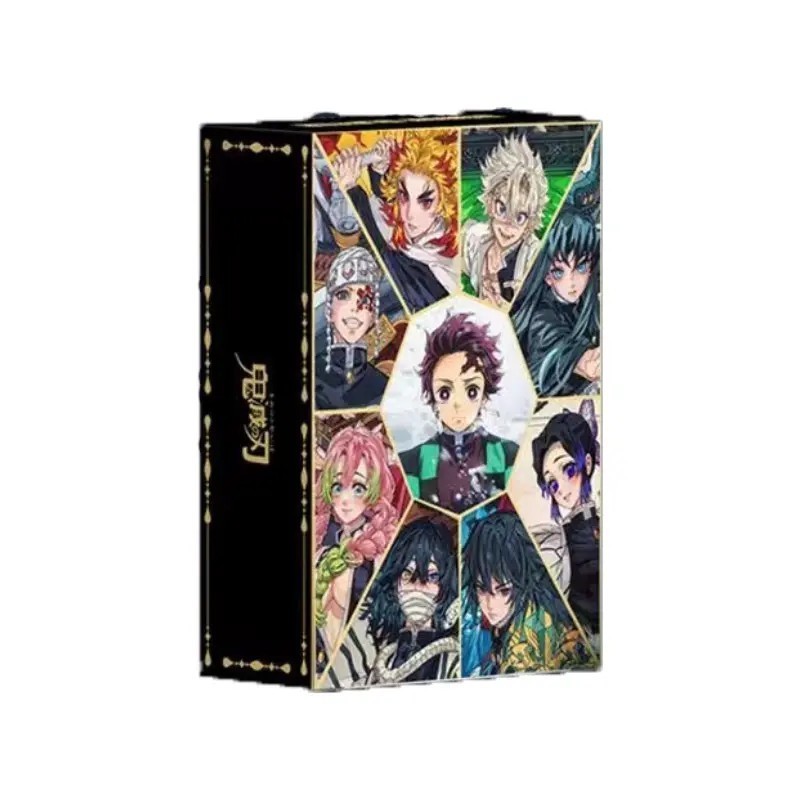 wholesale Anime 24 box Kimetsu No Yaiba Figures Children gift Toy Demon Slayer cards Box hobby Collection TCG Playing Game Card