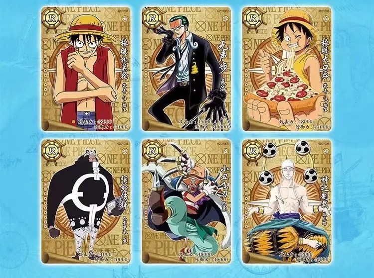 Anime Luffy Zoro Nami Chopper Franky Booster Box TCG trading playing cards games one pieces card game one piece card