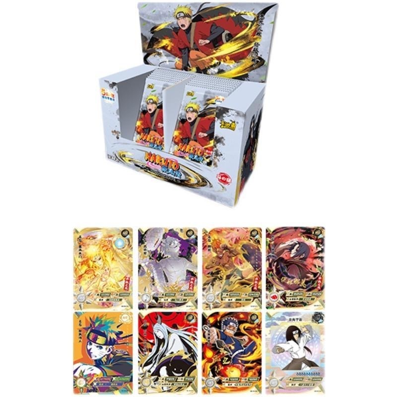 Wholesale Narutoes Collection Cards Full Set Tier3 Wave2  Booster Box Kayou Uzumaki Uchiha Playing Game Cartas Christmas Gift