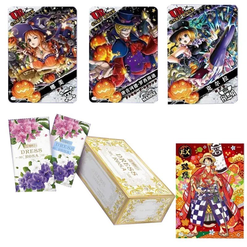 Wholesale Japan Anime One Pieced Collectible Card Nami Luffy Heroes TCG/CCG Game Board Table Playing Cards Booster Box Gift Toys