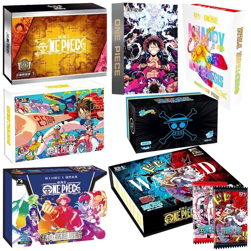 Wholesale Japan Anime One Pieced Collectible Card Nami Luffy Heroes TCG/CCG Game Board Table Playing Cards Booster Box Gift Toys