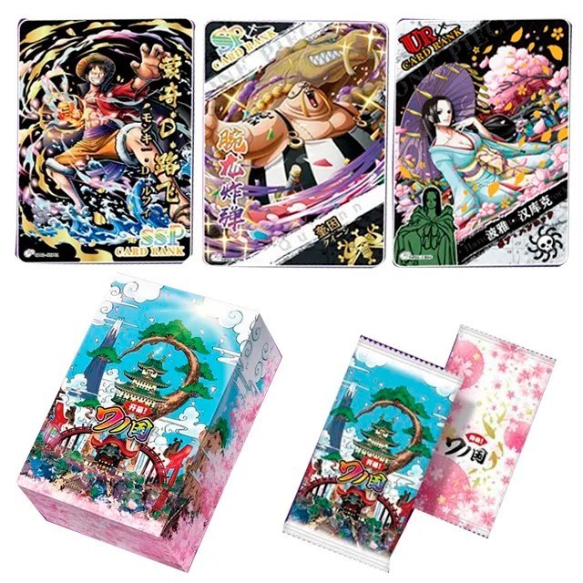 Anime Luffy Zoro Nami Chopper Franky Booster Box TCG trading playing cards games one pieces card game one piece card