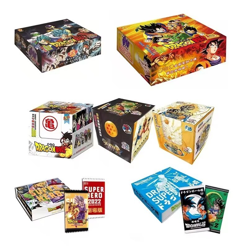 2024 Hot Sale Japanese Anime Trading Collection Card Box Dragon Ball Z Cards Super Heroes Board Playing Games Carts Anime Game