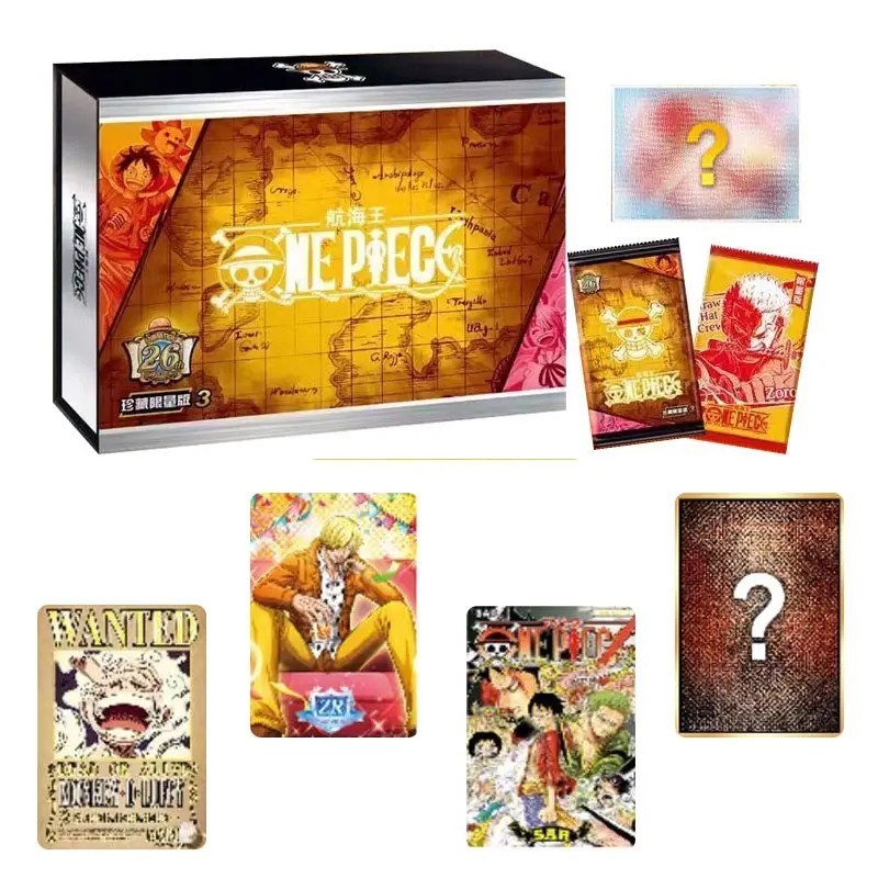 Wholesale Japan Anime One Pieced Collectible Card Nami Luffy Heroes TCG/CCG Game Board Table Playing Cards Booster Box Gift Toys