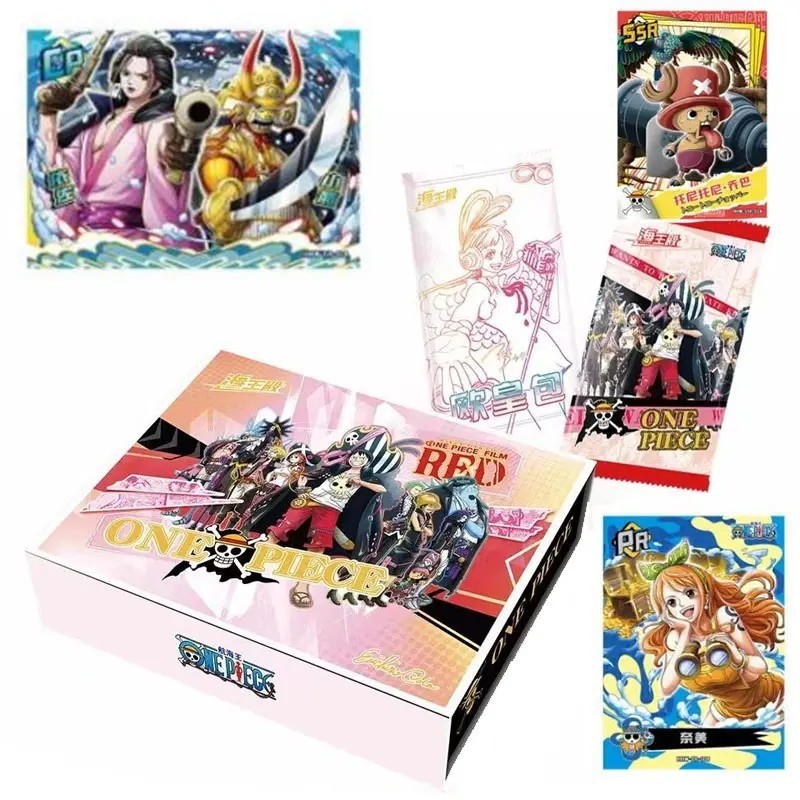 Wholesale Japan Anime One Pieced Collectible Card Nami Luffy Heroes TCG/CCG Game Board Table Playing Cards Booster Box Gift Toys