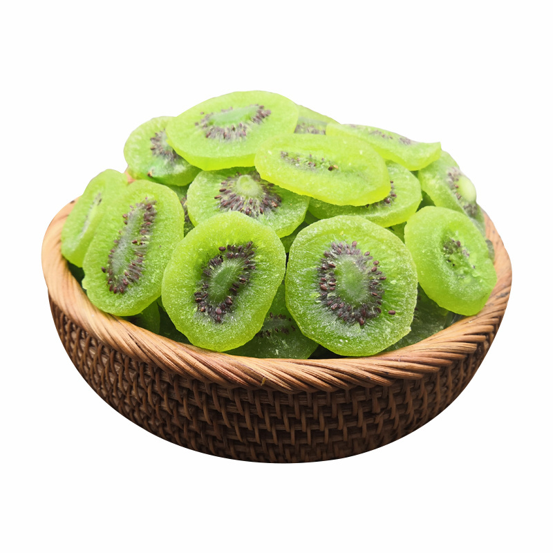 Dried fruit candied kiwi Dried canned food Casual snack kiwi slices Fresh peeled kiwi slices