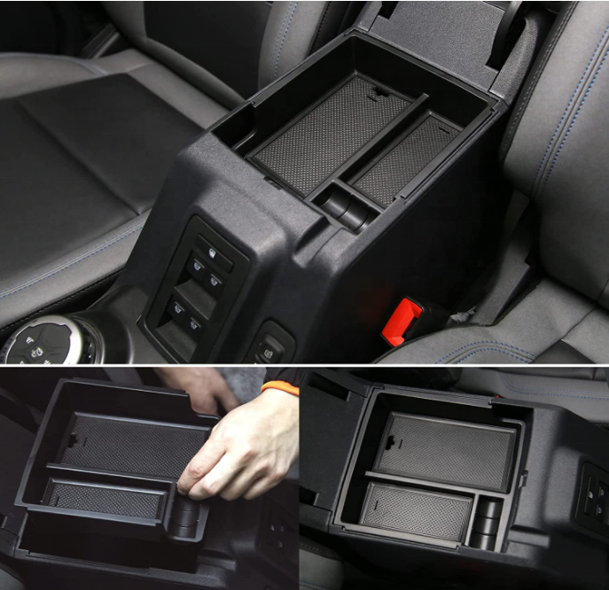 ford bronco sport accessories 2022 Center Console Organizer Insert Tray Armrest Storage Box for Ford Bronco 2021 2022