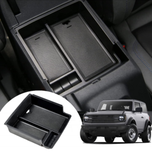 ford bronco sport accessories 2022 Center Console Organizer Insert Tray Armrest Storage Box for Ford Bronco 2021 2022