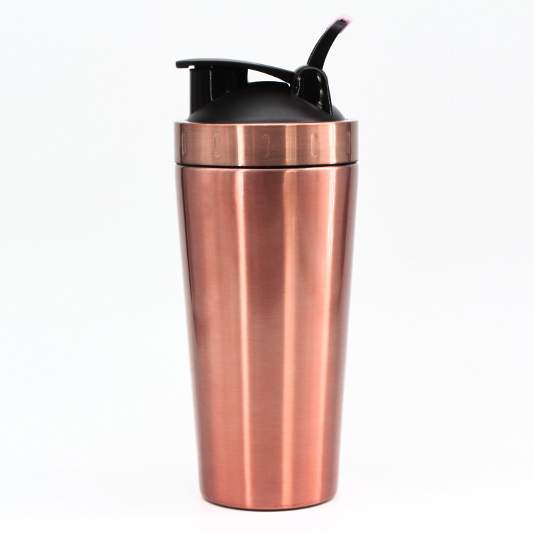 private label stainless steel thermal TOOFEEL Protein Shaker Bottle, Stainless Steel Sports Water Bottle Shaker Cup