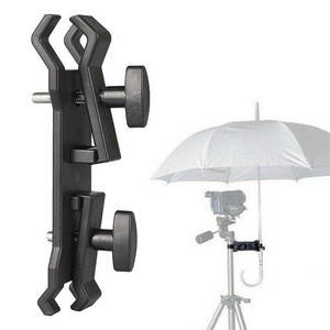 Fast Dispatch Camera Umbrella Clip Photography Accessory Outdoor Camera Umbrella Holder Clip Bracket Stand Clamp